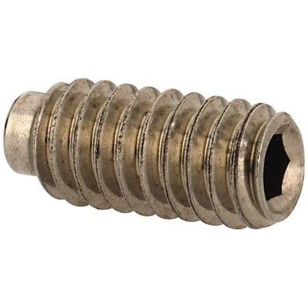 Socket Set Screw, Half Dog Point, 8-32 X 5/16, Stainless Steel, 18-8, Hex Socket Drive , 2500PK